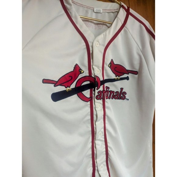 Vintage Style St Louis Cardinals MLB Baseball Stitched Jersey Mens XL SGA READ - Picture 5 of 13